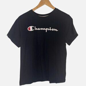 Champion Women's Large Authentic Athleticwear Cotton Crew Neck Short Sleeve
